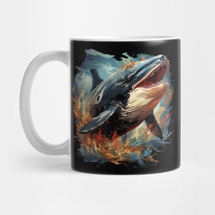 Patriotic Whale Mug